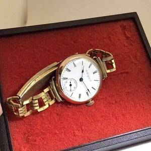 Antique ELGIN Conversion Watch,Size 0s,Mod.1,Grade 109,10k G.F. Ca.1898,Working. - Picture 1 of 11