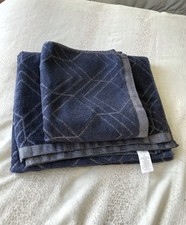 Next Blue Geometric Bath And Hand Towel Set