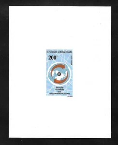 L9675 REP CENTROAFRICAINE DELUXE PROOF EPREUVE - telecommunications  - Picture 1 of 1