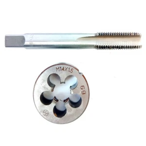 Tap M14×1.5 + 1pc Die M14×1.5 M14 Threaded Metric Right Hand Tap and Die set - Picture 1 of 4