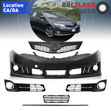 For 2012-2014 Toyota Camry SE / SE Front Bumper Cover &Grille Grill Sedan Sport