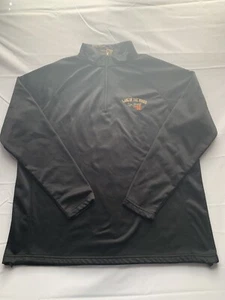 Artisans Mens Black long sleeve 1/4 zip pullover Lake of the Woods size Xl - Picture 1 of 8