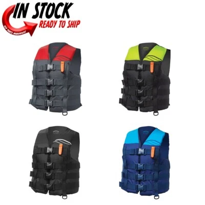 Colete salva-vidas adulto 2024 SLIPPERY HYDRO NYLON COLETES - ESCOLHA O TAMANHO E A COR - Imagem 1 de 3