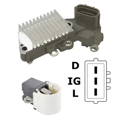 NEW 12 VOLT REGULATOR KIT FITS SUZUKI EUROPE GRAND VITARA II 2005-10 1260001977 - Image 1 of 4