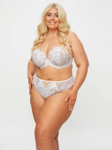 Ann Summers The Icon Fuller Padded Bust Plunge Bra - White - Sizes 32-44, DD-G - Picture 1 of 5