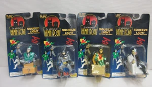 Set of 4 Janex Batman & Robin Squeeze Lights Batman Robin The Riddler & Two Face - Picture 1 of 18