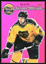 1999-00 Pacific Prism Holographic Purple #10 Jason Allison /99