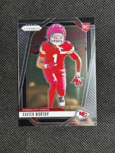XAVIER WORTHY 2024 Panini Prizm Football Base Rookie Card RC CHIEFS - Picture 1 of 2