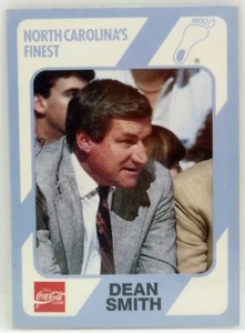 89 COLLEGIATE COLLECTION DEAN SMITH CAROLINA'S FINEST #1 COCA COLA EX - Bild 1 von 2