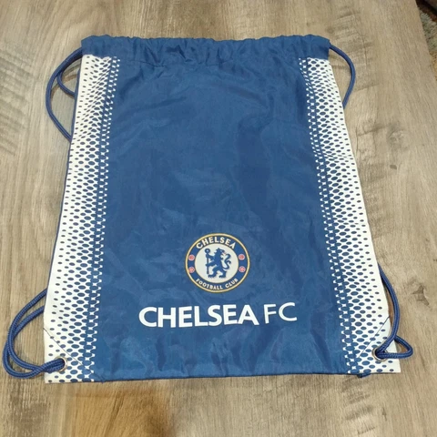 Chelsea FC Drawstring Backpack Cinch Bag 16"x12" Blue Cover