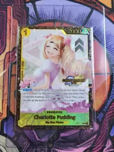 Charlotte Pudding OP03-112 Championship 2024 Prize Promo SEALED One Piece Card - Picture 1 of 6
