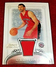 2006-2007 Bowman Sterling JERSEY REFRACTOR Allen Iverson Black Nash 99 Duncan 25