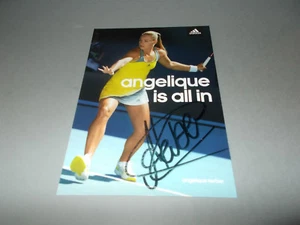 Angelique Kerber Tennis US OPEN  signed autograph Autogramm on postcard  - Picture 1 of 1