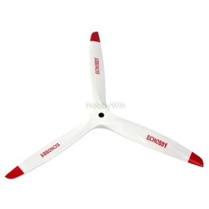 3 Bladed 13x6 Wood Propeller Fuel Engine Power White for RC Model Plane Warbird - Picture 1 of 4