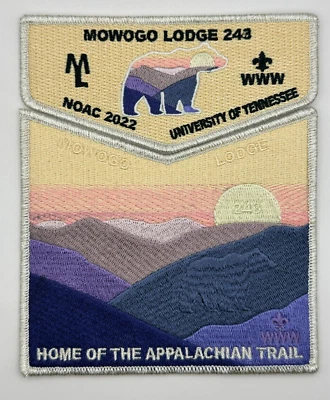OA Lodge 243 Mowogo Northeast Georgia Council 2022 NOAC 2-pc Set SMY Border - Image 1 of 2