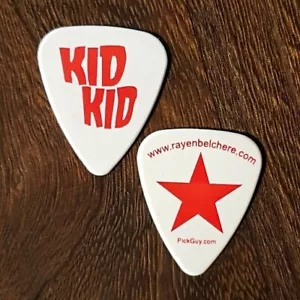 2 Guitar Picks RAYEN BELCHERE pick Wednesday 13 Kid Kid Bourbon Crow director - Picture 1 of 1