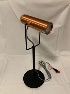 Copper and Black Modern Desk Lamp Brand new, touch on and off, adjustable light, - Picture 1 of 5