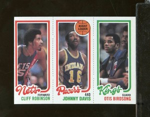 1980-81 Topps CLIFF ROBINSON 161 JOHNNY DAVIS 114 OTIS BIRDSONG 125 (JY19)