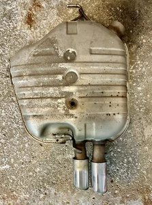 2011-2016 BMW 535i xDRIVE REAR EXHAUST MUFFLER w/ TIP OEM LEFT DRIVER 050421 - Picture 1 of 3