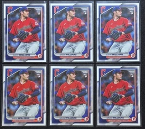 2024 Bowman - Lot of (6) Gavin Williams (RC) #66 Cleveland GUARDIANS - Bild 1 von 4