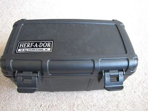 Herf a Dor X15 Cigar Travel Humidor Case - Black - New - Picture 1 of 7