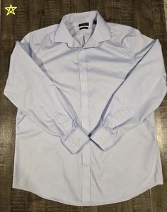 Lauren Ralph Lauren Button Down Long Sleeve Shirt Men Size 36/37 Light Blue 17.5 - Picture 1 of 11