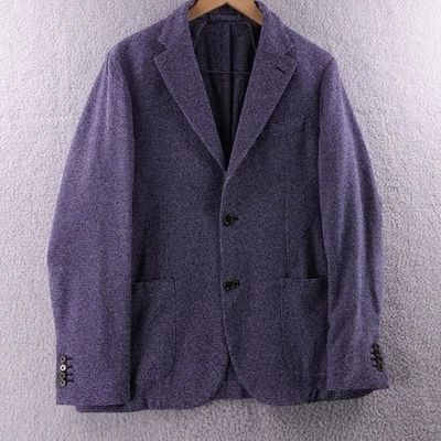 Eleven Thirty Nine Men's Grey Speckled Blazer Jacket Made in Italy Size 42R - Image 1 of 4