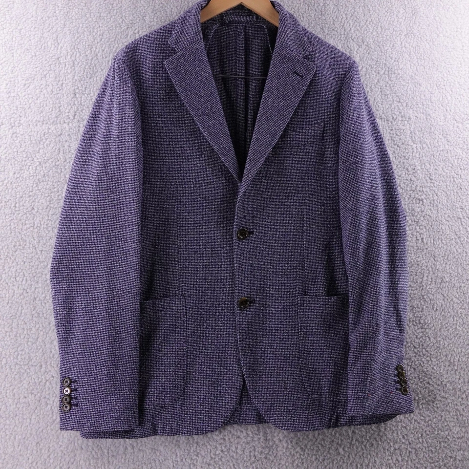 Мужской блейзер Eleven Thirty Nine с серыми крапинками сделано в Италии размер 42R - Изображение 1 из 4
