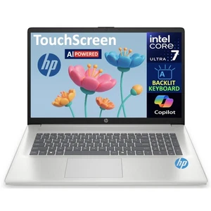 HP 17 17.3" Touch Intel Core Ultra 7-255U 2.00GHz 64GB 1TB SSD W11P Laptop, SL - Picture 1 of 4