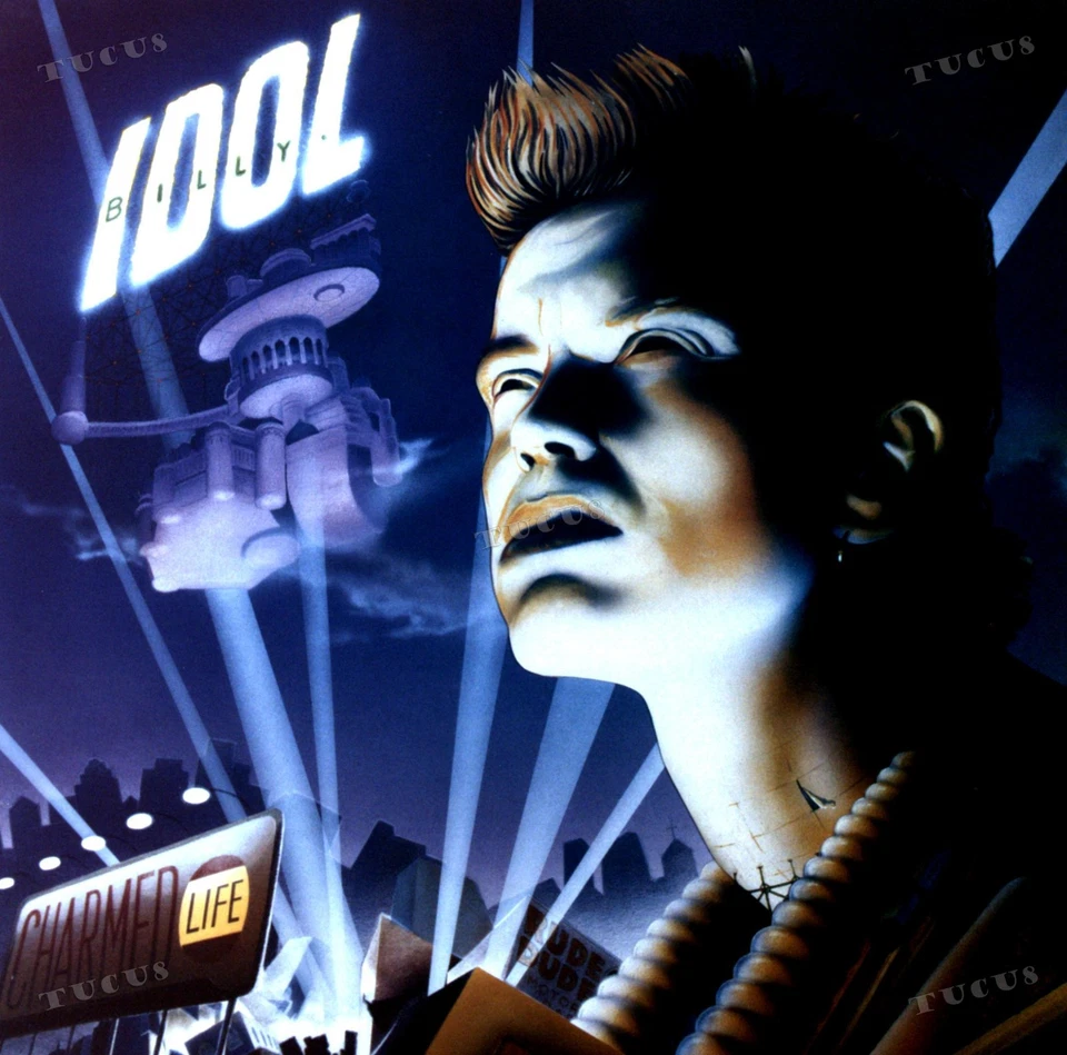 Billy Idol - Charmed Life LP (VG+/VG) .* - Image 1 of 1