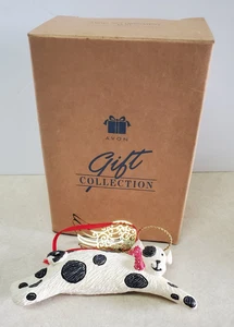 Avon Regalo Colección Ángel Mascota Adorno Perro. Navidad. Vacaciones. 1997 - Imagen 1 de 3