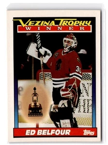 1991-92 Topps Ed Belfour #519 Chicago Blackhawks - Picture 1 of 2