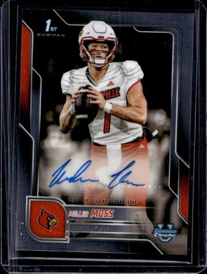 2025 Bowman Chrome U Miller Moss Prospect Auto #BCA-MMO Cardinals - Image 1 of 2