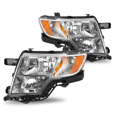 For 2007 2008 2008 2010 Ford Edge SE SEL Halogen Headlights Headlamps Pair  - Image 1 of 4