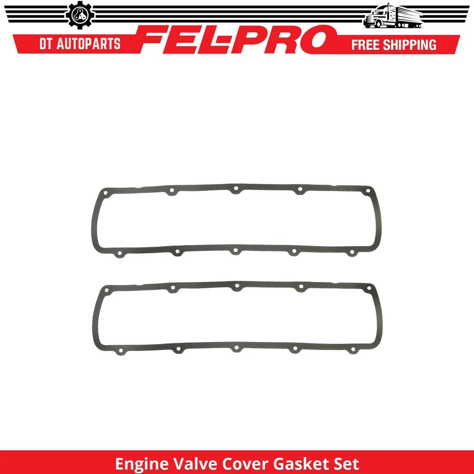 For 1980-1982 Checker Marathon 5.7L V8 Engine Valve Cover Gasket Set Fel-Pro - Image 1 of 1