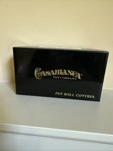 Casablanca Ceiling Fan 4 Speed Control W-40 Wall White/Almond NIB - Picture 1 of 4