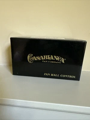 Casablanca Ceiling Fan 4 Speed Control W-40 Wall White/Almond NIB - Image 1 of 4