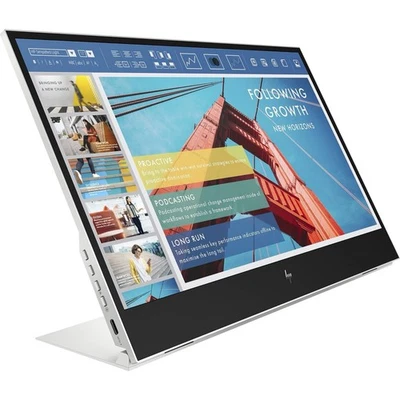 HP E14 G4 14" FHD IPS LED Portable Monitor - Silver - Image 1 of 3