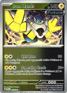 Iron Hands Uncommon Reverse Holo SV05: Temporal Forces 061/162 NM - Picture 1 of 2