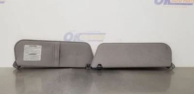 1997 FORD F350 SUPER DUTY SUN VISOR SET PAIR GRAY CLOTH - Image 1 of 4