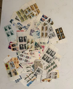 Stamp US Plate Block Lot, over 180 different, face over $50 - Picture 1 of 2