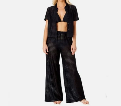 Juego de 2 piezas de ganchillo ligero para mujer Hurley negro grande NUEVO Foto 1 de 4