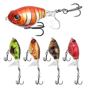 Whopper Plopper 60mm Style 12g Topwater Rotating Crankbait - Menge 5 Farben - Bild 1 von 2