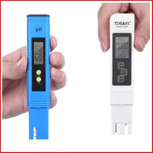 Hohe Präzision Wasserhärte-Instrument EC TDS Tester PH-Messgerät Aquarium Pool - Bild 1 von 18