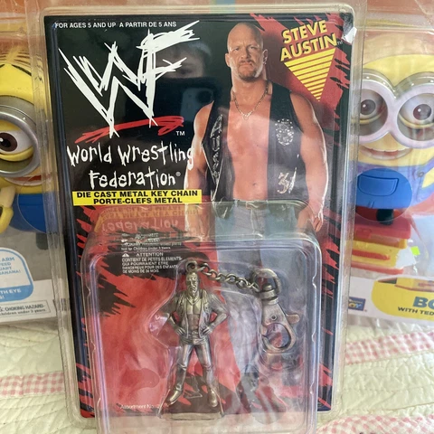 Vintage WWF WWE Undertaker Die Cast Metal Key Chain Sealed 1998 Cover