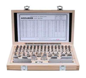 81 Pcs Steel Gauge Block Set, Grade B, P900-S581 - Picture 1 of 9