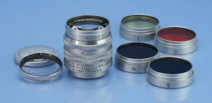 LEICA LEITZ 50MM SUMMARIT F1.5 SOOIA SM LTM PRE SUMMILUX LENS + x5 FILTERS +CAPS - Picture 1 of 9