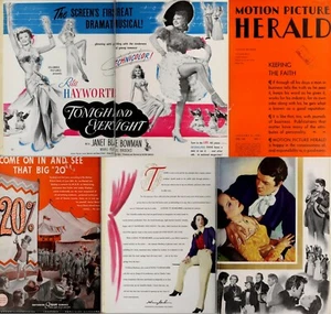 261 Old Issues of Motion Picture Herald Film Trade Paper V.3 (1941-1945) on DVD - Imagen 1 de 12