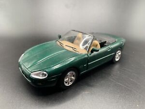 NEW RAY 99 Jaguar XK8~Dark Green Convertible~1:32 SCALE DIECAST MODEL CAR ZOOM