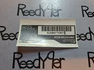 Adesivo GBA SP AGS-101 ricambio OEM USATO retro decalcomania Gameboy Advance SP ragazzo - Foto 1 di 1